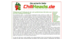 Desktop Screenshot of chiliheads.de